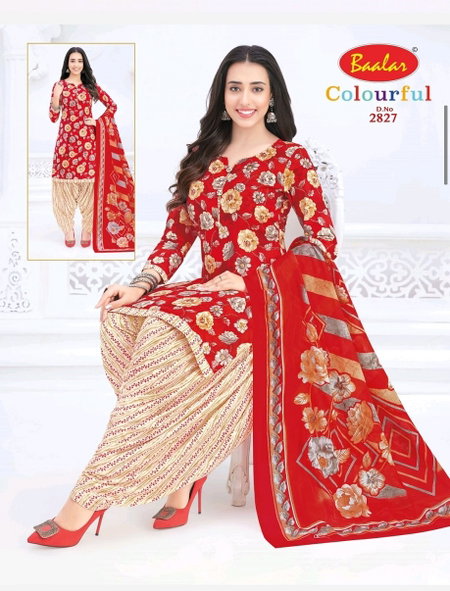 Cotton Collection Vol 28 By Baalar Cotton Printed Dress Material Suppliers In India